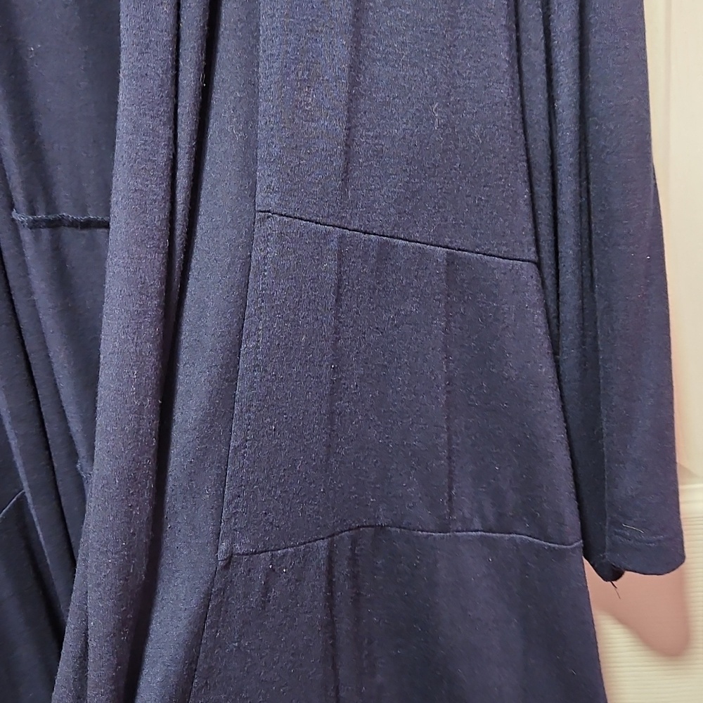 Catherines Dark Blue Women's Cardigan - Picture 3 of 4